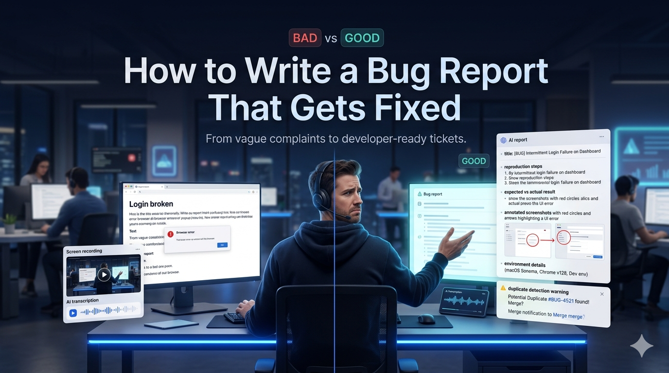 How to Write a Bug Report That Actually Gets Fixed