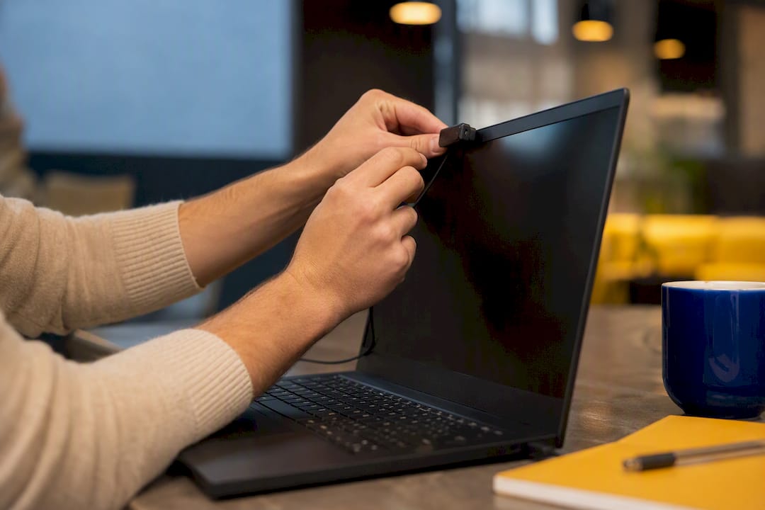 Hands starting screen recording for testing
