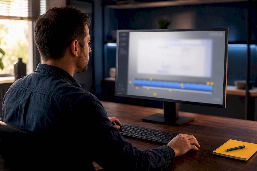 QA analyst reviewing a session replay