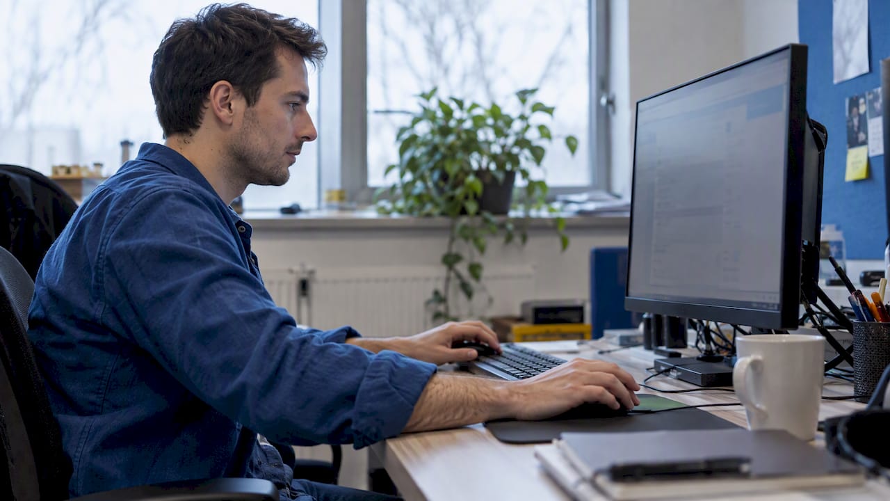 Engineer reviewing two candidate UAT tickets